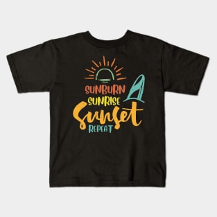 Sunset Repeat Kids T-Shirt